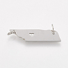 Tarnish Resistant 201 Stainless Steel Links connectors STAS-T038-48-2