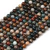 Natural New Ocean Jasper Bead Strands G-G954-01-8mm-01-2