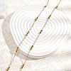 304 Stainless Steel Satellite Chains Necklaces NJEW-SW00053-3