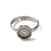 304 Stainless Steel Adjustable Ring Components STAS-B098-02C-P-2