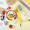12Pcs 12 Styles Silicone Beads SIL-SZ0003-24-5