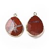 Natural Red Jasper Pendants G-I207-14P-G-2