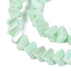 Electroplate Opaque Glass Beads Strands EGLA-Q139-01A-C13-3