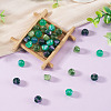 30Pcs 3 Colors Resin UV Reactive Beads RESI-TA0005-67B-6