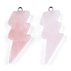 Natural Rose Quartz Pendants G-N332-53-A20-1