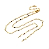 Brass Chain Necklace Making KK-K337-13G-06-1