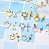 Tibetan Style Alloy Toggle Clasps PALLOY-TA0001-89-RS-7