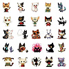 50Pcs Gothic PVC Self-Adhesive Stickers PW-WG18F9C-01-2