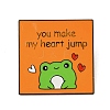 You Make My Heart Jump Alloy Brooches JEWB-M046-17D-1