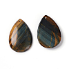 Natural Tiger Eye Pendants G-E510-02A-1