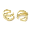 Rack Plating Brass Cross Cuff Earrings EJEW-P280-14G-2
