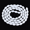Opaque Solid Color Glass Beads Strands LS-GLAA-N071-01A-C01-2