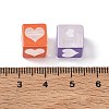 Transparent Acylic European Beads AC-CBAE004-02B-3