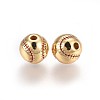 Brass Enamel Beads LS-KK-L179-06G-2