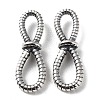 925 Thailand Sterling Silver Connector Charms STER-D003-34AS-1