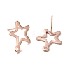 201 Stainless Steel Stud Earring Findings STAS-K241-08RG-2