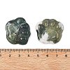 Natural Moss Agate Carved Cabochons G-I395-A05-3
