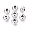 UV Plating Acrylic European Beads OACR-N160-26B-1