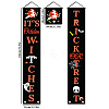 Halloween Hanging Sign for Home Office Front Door Porch Welcome Halloween Decorations HJEW-WH0023-008-2