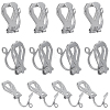 SUNNYCLUE 40Pcs 304 Stainless Steel Clip-on Earring Findings STAS-SC0005-84P-1