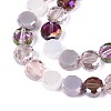 Electroplate Glass Beads Strands X-EGLA-N022-03A-A02-3