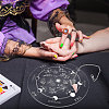 CRASPIRE DIY Pendulum Board Dowsing Divination Making Kit DIY-CP0007-28C-6