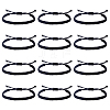 12Pcs Nylon Braided Cord Bracelets Set BJEW-AN0001-58-1