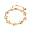 304 Stainless Steel Link Bracelets for Women BJEW-D359-10G-2