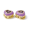 Rack Plating Brass Cubic Zirconia Beads KK-C007-16G-05-4