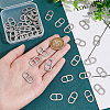 Unicraftale 50Pcs 201 Stainless Steel Connector Charms STAS-UN0052-91-4