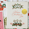 Plastic Self Adhesive Gold Foil Embossed Stickers DIY-WH0211-411-6