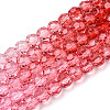 Transparent Glass Beads Strands GLAA-E036-07N-2