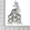 Tibetan Style Alloy Chandelier Component Links PALLOY-D027-07AS-2