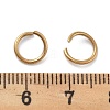 Ion Plating(IP) 304 Stainless Steel Open Jump Rings X-STAS-M081-01G-03-3