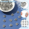 120Pcs Tibetan Style Alloy Beads FIND-YW0008-80-5
