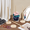Wood Scrunchie Holders ODIS-WH0001-88A-4