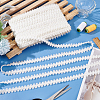 22.5Yards Polyester Braided Lace Ribbons DIY-MA0005-67B-4