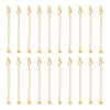 20Pcs 304 Stainless Steel Chain Extender STAS-UN0060-87G-1