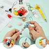 12Pcs 12 Styles Silicone Beads SIL-SZ0003-24-4