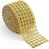 Plastic Sparkling Flower Shape Mesh Wrap Roll DIY-CJC0001-08B-1
