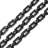 201 Stainless Steel Rectangle Link Chains CHS-F024-03B-EB-1