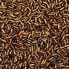 Plated Glass Bugle Beads SEED-S046-01A-41-3