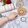 9Pcs 9 Colors Polyester Cord Braided Bead Bracelets BJEW-DC0001-20-3