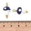 Handmade Porcelain Pendants STAS-Q119-28G-03-3