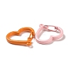 Spray Painted Alloy Key Snap Hook Clasps for Keychains X-FIND-L016-03-2