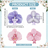 2 Pairs 2 Colors PU Leather Flower Shoe Buckle Clips DIY-NB0015-14-2