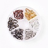 Brass Clip-on Earring Converter KK-JP0010-05-2