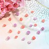 SUNNYCLUE 40Pcs 4 Colors Synthetic Coral Beads CORA-SC0001-01-4