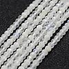 Natural Rainbow Moonstone Quartz Bead Strands G-G663-41-3mm-1