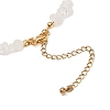 Natural Quartz Crystal Chips Beaded Necklace NJEW-FZ00004-01-2